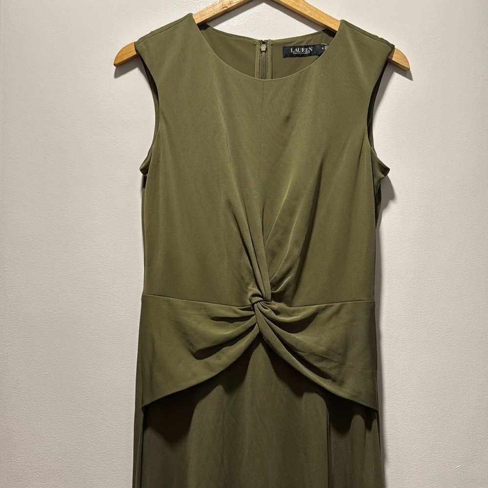 Ralph Lauren Twist-Front Jersey Dress